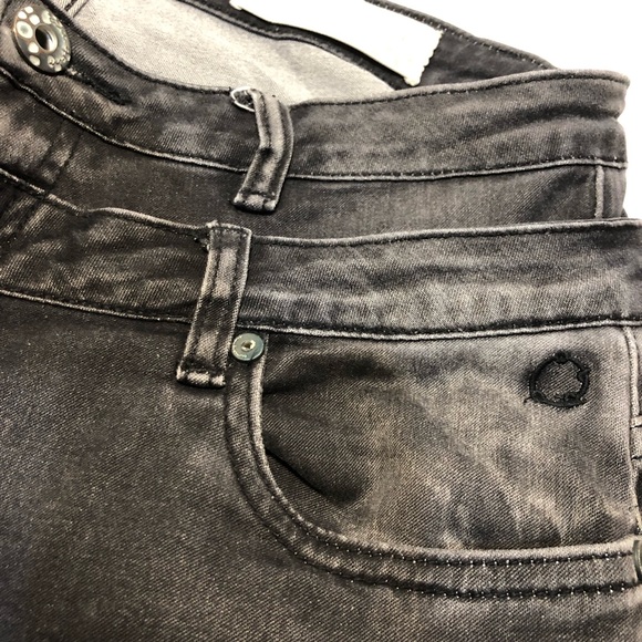 Circle of Trust Black Salt Wash Regular Fit double waist Jeans Size 30 - Picture 11 of 12